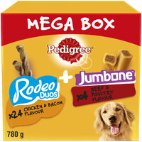 Pedigree Rodeo Duo & Jumbone Medium MEGA BOX 780g x 1
