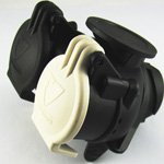 13 pin plug to 12S/12N adapter socket (complete solid unit - no leads)