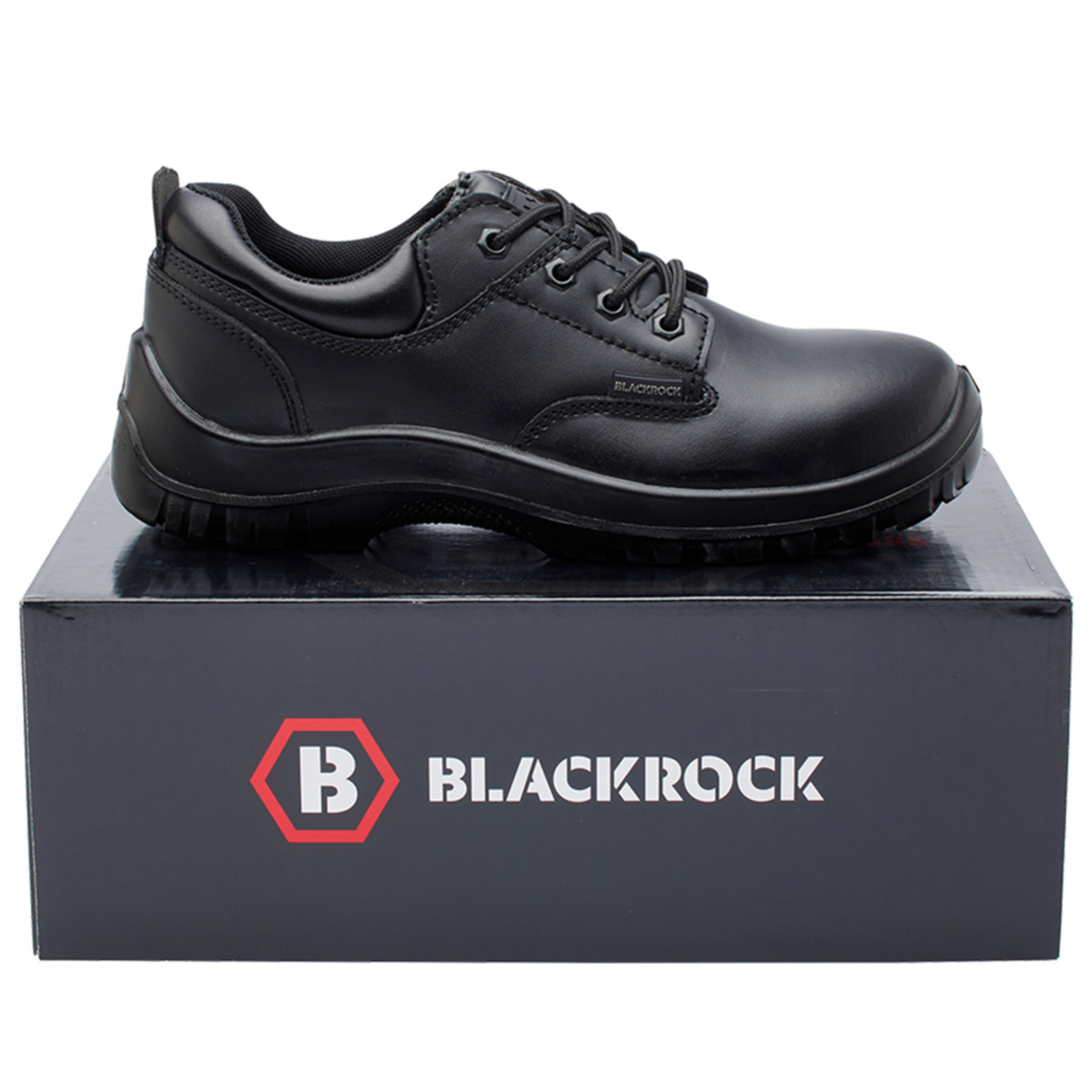Blackrock Ultimate Black Laced Shoe, S3