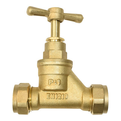 Brass Stopcock BS1010 C x C 15mm