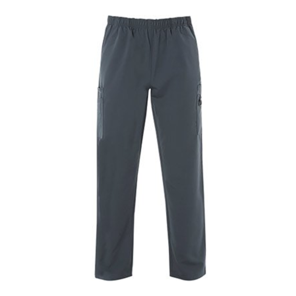 Alsico Alsicare Men&rsquo;s 4‑Way Stretch Scrub Trousers, Slate Grey