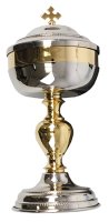 Ciborium/Silver-Gold Finish 7 1/2 inch   (88200)