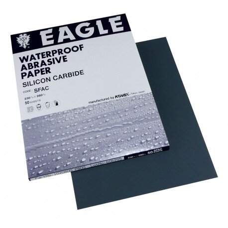 KOVAX: WATERPROOF ABRASIVE SHEET 230X280 - P1000 (102-1000) 50PK