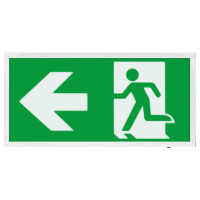 ESP Duceri Emergency Surface Exit Box 3W LED IP20 Left Legend Li
