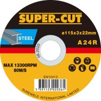 Supercut Steel Cutting Disc Sureweld Dublin Ireland