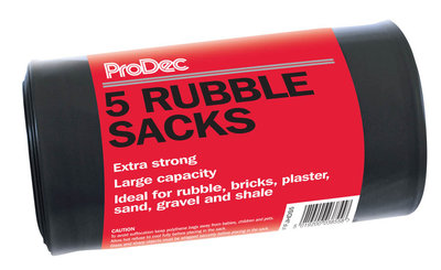 Heavy Duty Rubble Sacks Roll Pk of 5