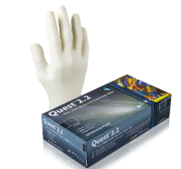 Aurelia Gloves Quest Nitrile White Powder Free Extra Small