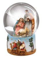 Resin Nativity/Waterball/Holy Family 4 1/2 inch   (89277)