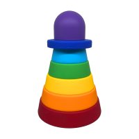 Bunny & Birdy 7pc Rainbow Stacker 6m+