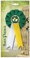 Patrick's Day Rosette/Shamrock Image   (85303)