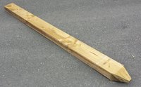 Square Garden Post Pointed Treated 125 x 75mm 1.8 Metre (5x3" 6Ft)