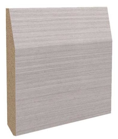 Skirting Light Grey Half Splayed 3.6m x 145mm x 18mm