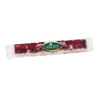 Forest fruits wrapped nougat bar in display box - 24x100g