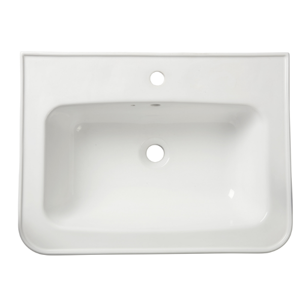Instinct Hemsworth Classic 600mm Basin One Taphole White INST041304