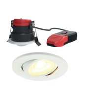 PRISM PRO LED FIRE RATED CCT GIMBAL WHITE