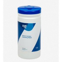 PAL TX Hand Sanitising Wipes- Blue 195 x 200mm