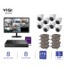 VIGI 8-channel NVR in the ICP-VIGI-KIT-004-C security system