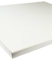 White Worktop 3.0 x 0.6 Metre - 28mm thick, 10mm profile