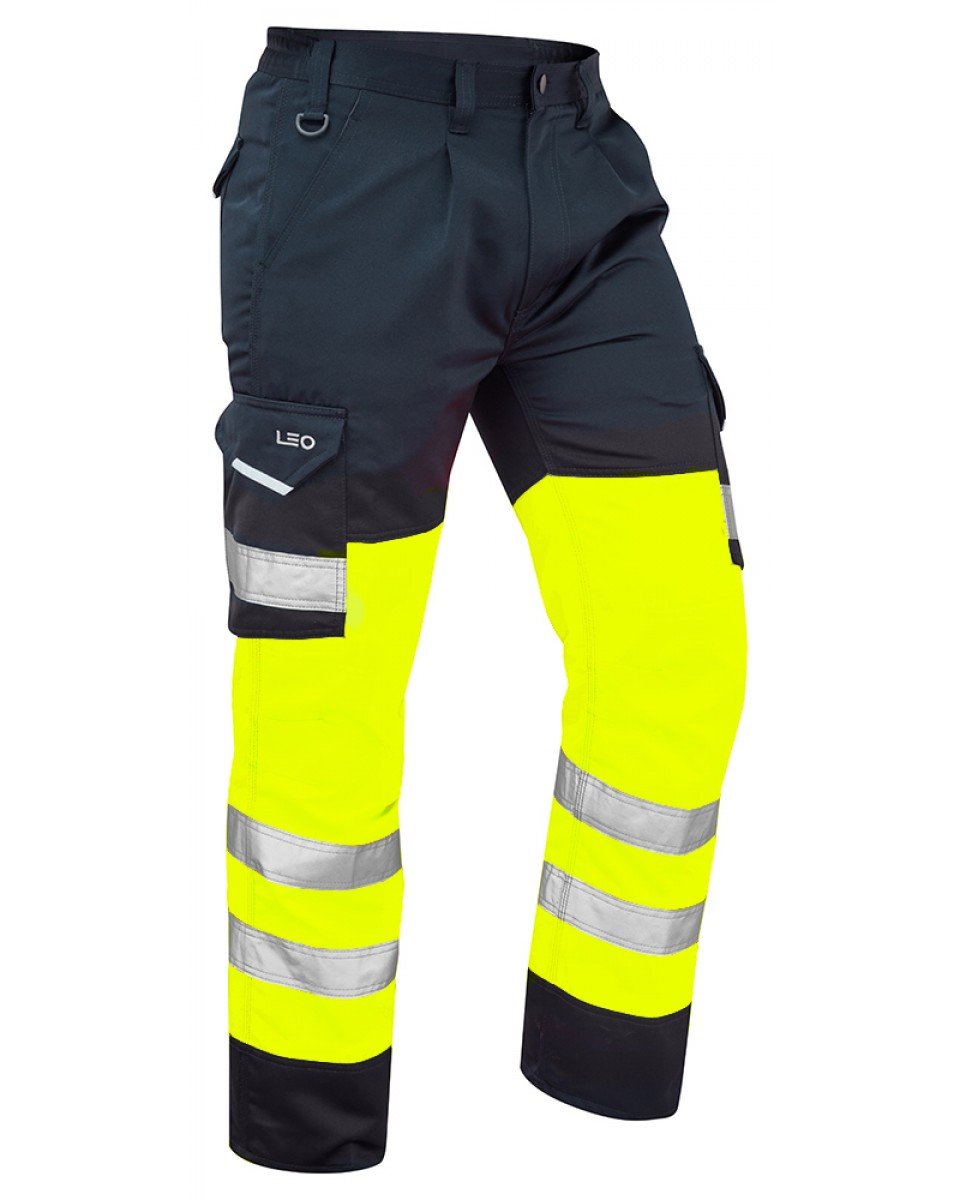 BIDEFORD ISO 20471 CL 1 POLY/COTTON CARGO TROUSER 1385