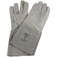 Welders Glove Greycoat 6in Split Leather Cuff Tig Gauntlet