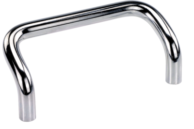 Steel Bow Handle Length 235 Height 43 Powder Coated Black Carrying Capacity 300 to 1000N Depending on thread size