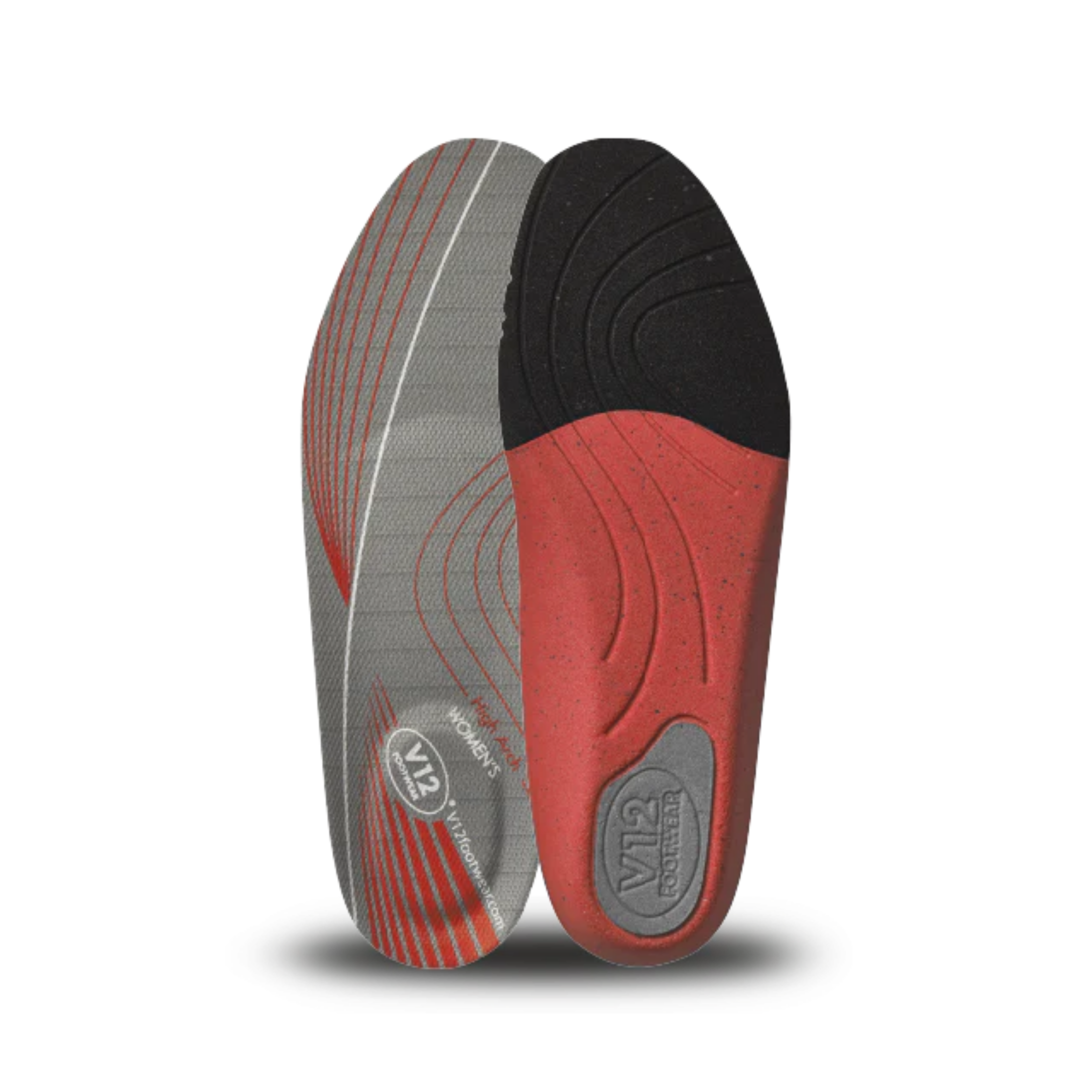 Dynamic Arch Red High Womens Insole, Pair