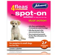 Johnson's 4-Fleas Puppy & Small Dog Spot-On Drops x 1