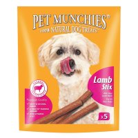 Pet Munchies Lamb Stix Dog Treat 10x50gm
