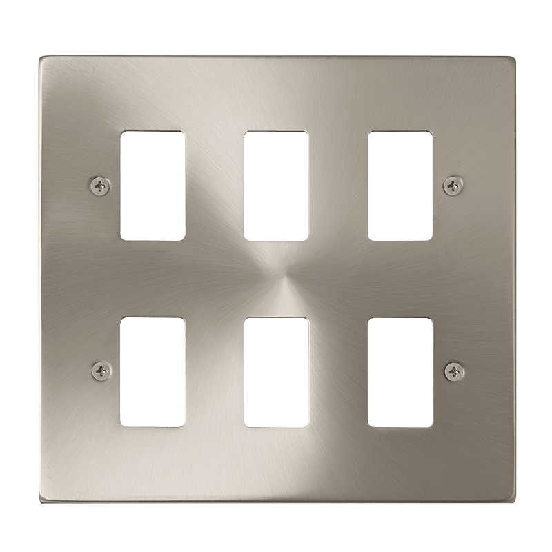 Click Deco 6G Gridpro Plate Satin Chrome VPSC20506