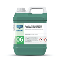 Reload No6 2Ltr Glass & Stainless Steel Cleaner Concentrate, 2L