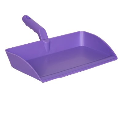 Foodgrade hand dust pan - heavy duty, 300 mm, purple