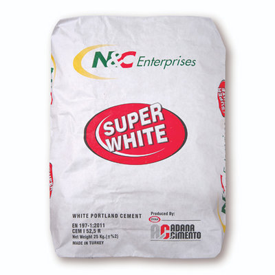 N&C Super White Portland Cement - 25kg