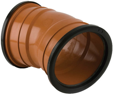 160mm 22.5 degree Double Socket Bend