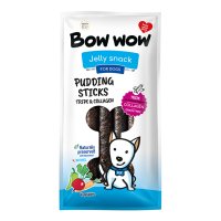 Bow Wow Dog Jelly Snack Pudding Sticks Tripe Caramel and Collagen 27-30cm 6 Sticks