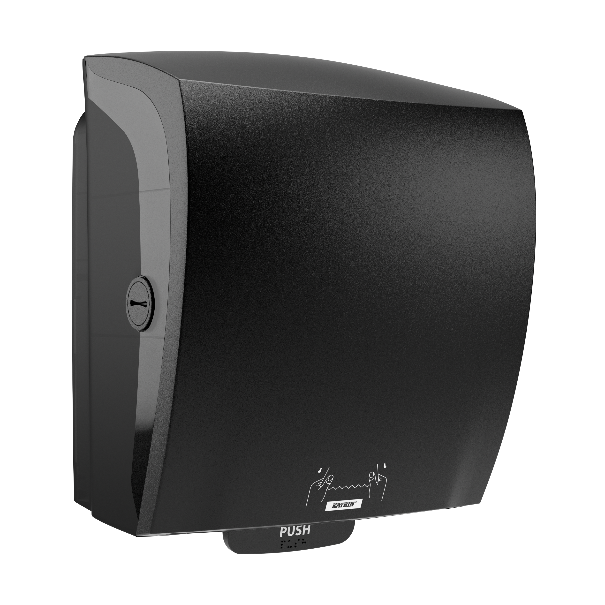 Katrin System Roller Hand Towel Dispenser Black (NEW)