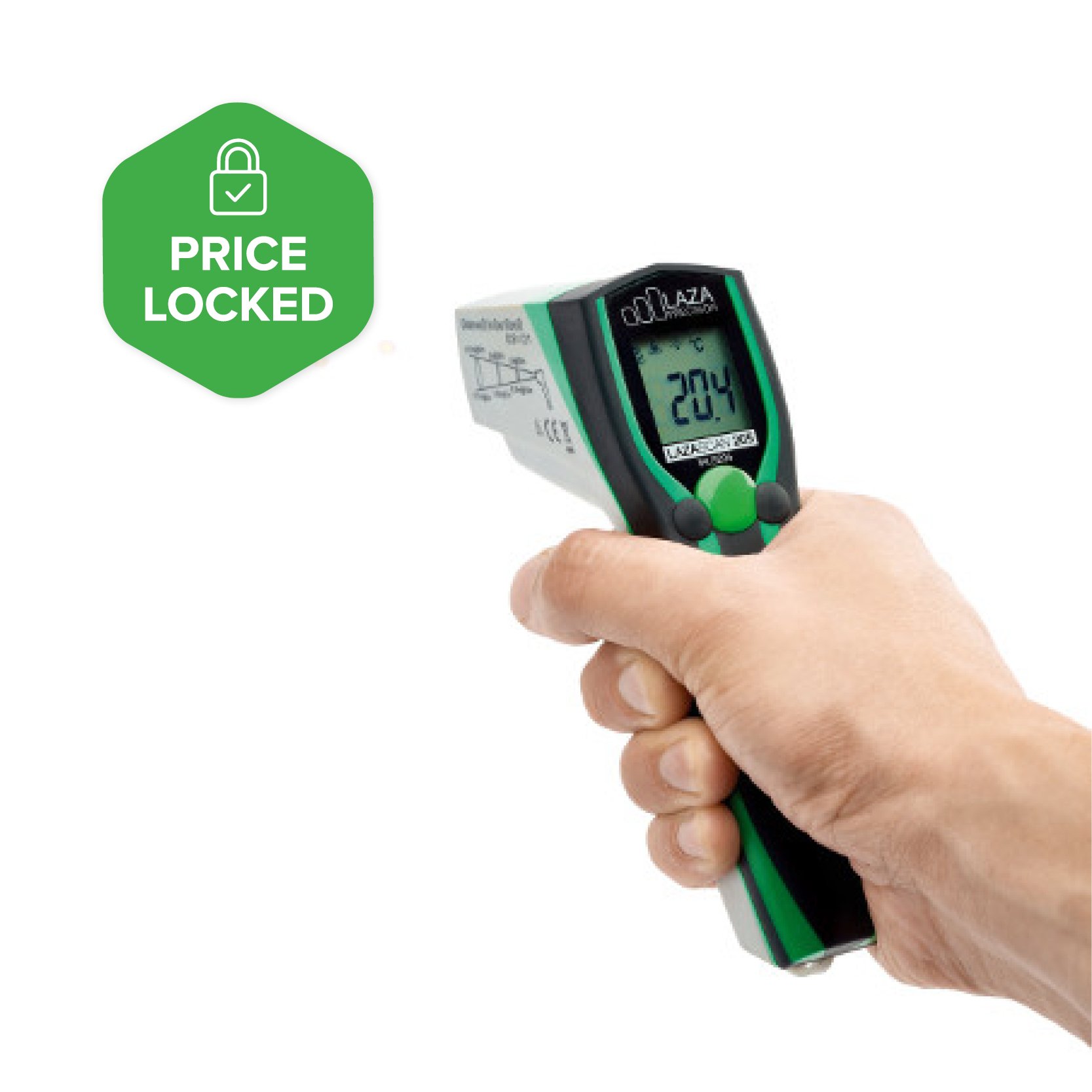 LAZASCAN 205 Infrared Thermometer - Without Calibration - Klipspringer