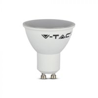 LED Spotlight 4.5W GU10 SMD White Plastic Milky Cover 3000K 3pcs/pack