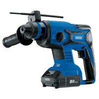 Draper D20 20V Brushless SDS+ Rotary Hammer Drill, 2 x 2.0Ah Batteries, 1 x Charger