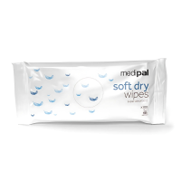 Medipal, Dry Patient Wipe Soft Pack, 100 Sheets, 280 x 270mm 20gsm, Pack