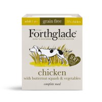 Forthglade Complete Meal Adult Dog Grain Free Chicken with Butternut Squash & Veg 18x395g