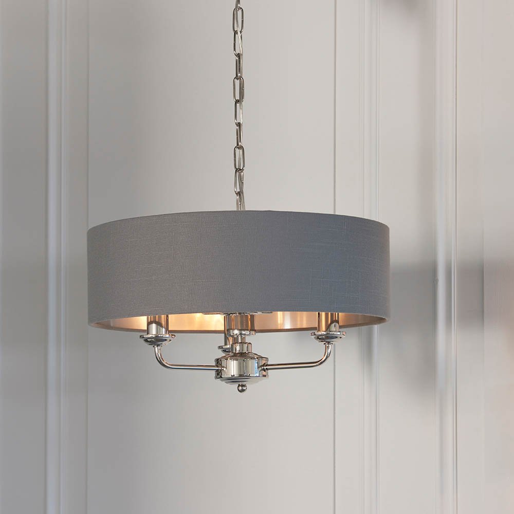 Endon Highclere 3 Light Pendant