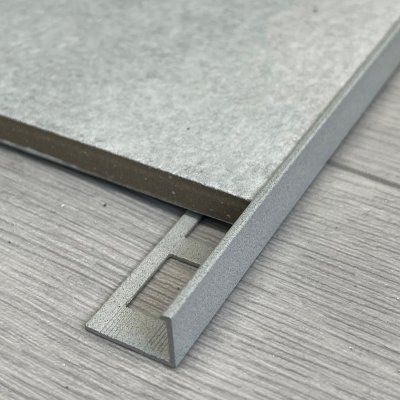 Tile Rite L Shape Lagom Pearl Tile Trim 12mm 2.44m LPL006