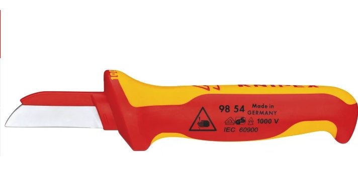 Knipex 180mm 1000V Cable Knife KPX9852