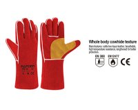 Harden 766116  16" X/Long Red Welding Gauntlets: 16" Extra long