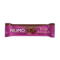 Nomo fruit & crunch plant-powered snack bar - 24x32g