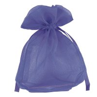 Medium Organza Pouch Purple - 150 x 110mm