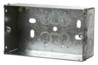 FLUSH STEEL BOX 2 GANG . 47mm
