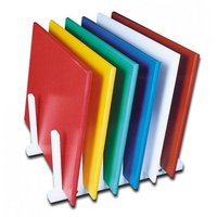 Chopping Board Rack Set of 6 Colours - Metal Rack