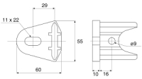 Wibe Ladder 150mm End Connection No.10 709018