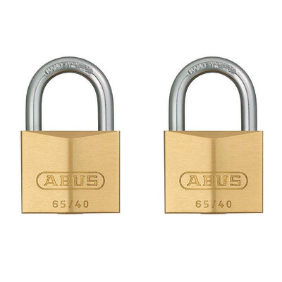 Abus 65 Padlock 40mm Twinpack